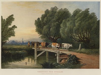 Traversée du ruisseau - Edward Duncan